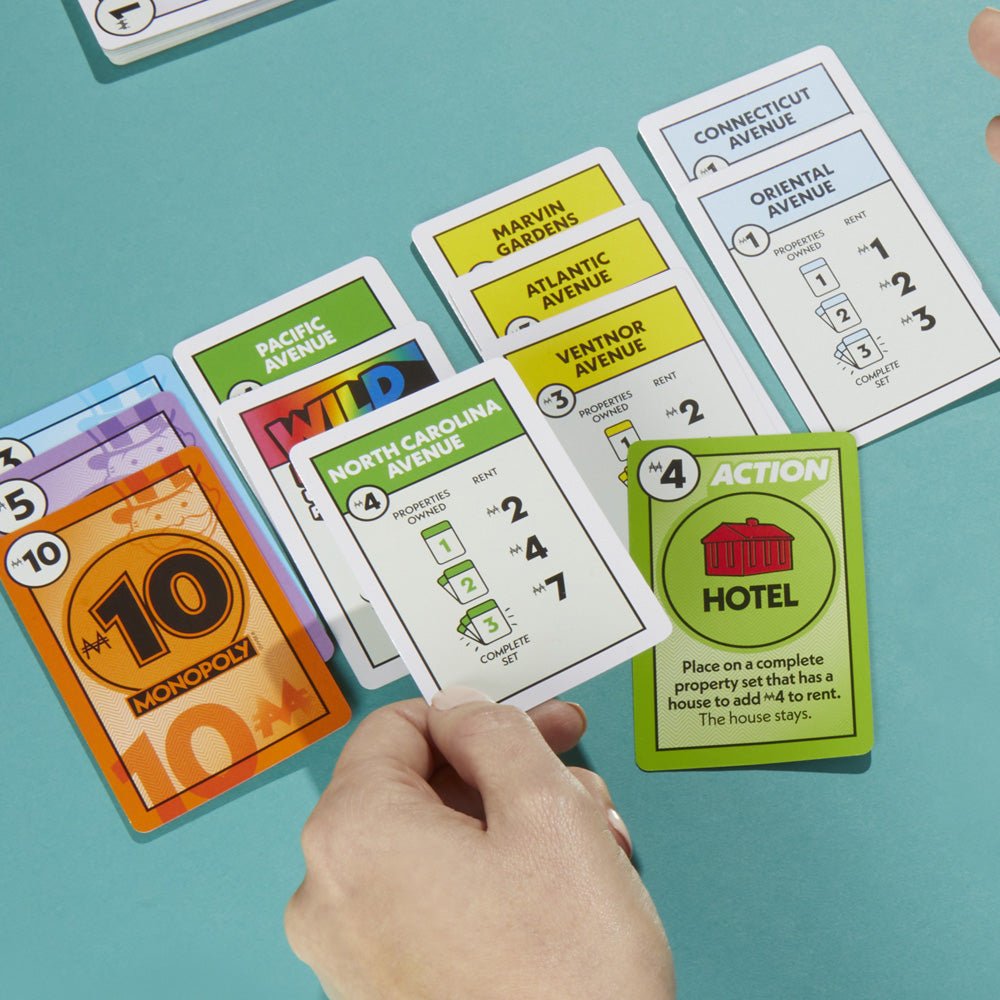 Monopoly Deal Fast-Paced Card Game: Strategic Family Fun for Ages 8+