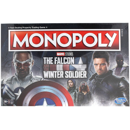 Monopoly Marvel Studios Falcon Winter Soldier Edition Collectible Strategy Board Game