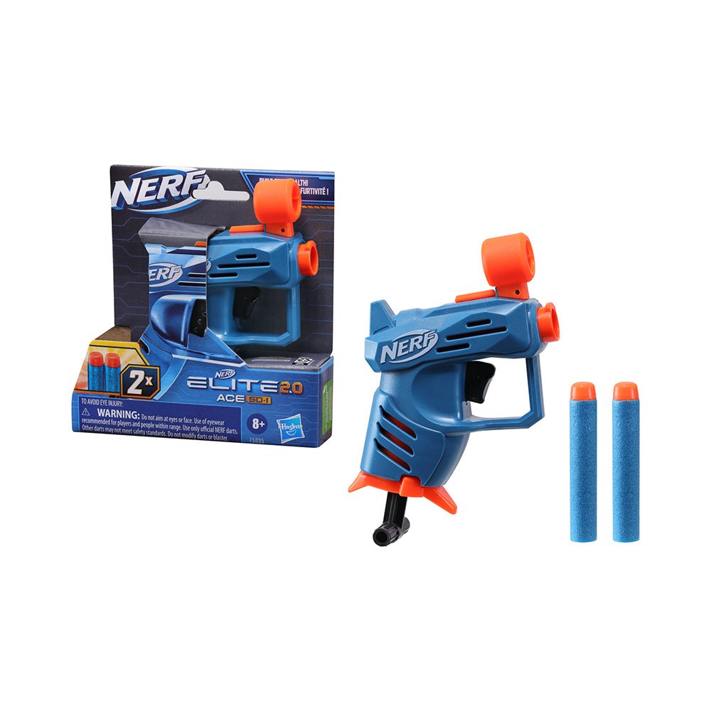 Nerf Elite 2.0 Ace SD-1 Compact Dart Blaster - Quick Reload, Stealth Fun