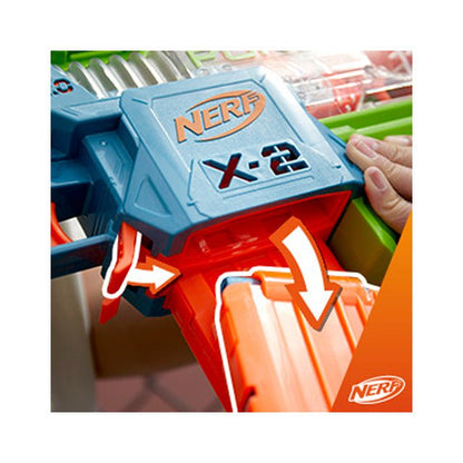 Nerf Elite 2.0 Double Punch Motorized Blaster with Rapid Alternating Barrels
