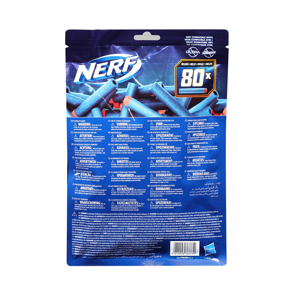 80-Dart NERF Elite 2.0 Official Foam Refill Pack - Ultimate Blaster Ammo
