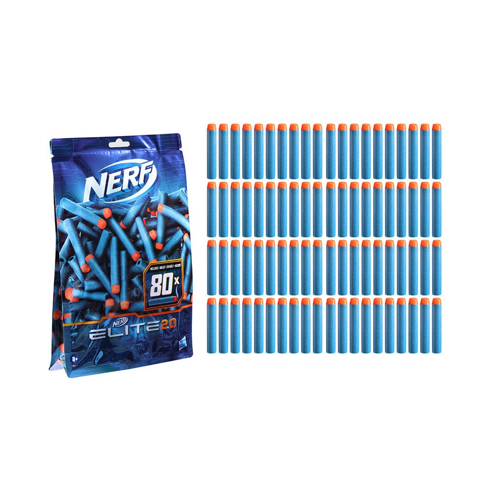 80-Dart NERF Elite 2.0 Official Foam Refill Pack - Ultimate Blaster Ammo