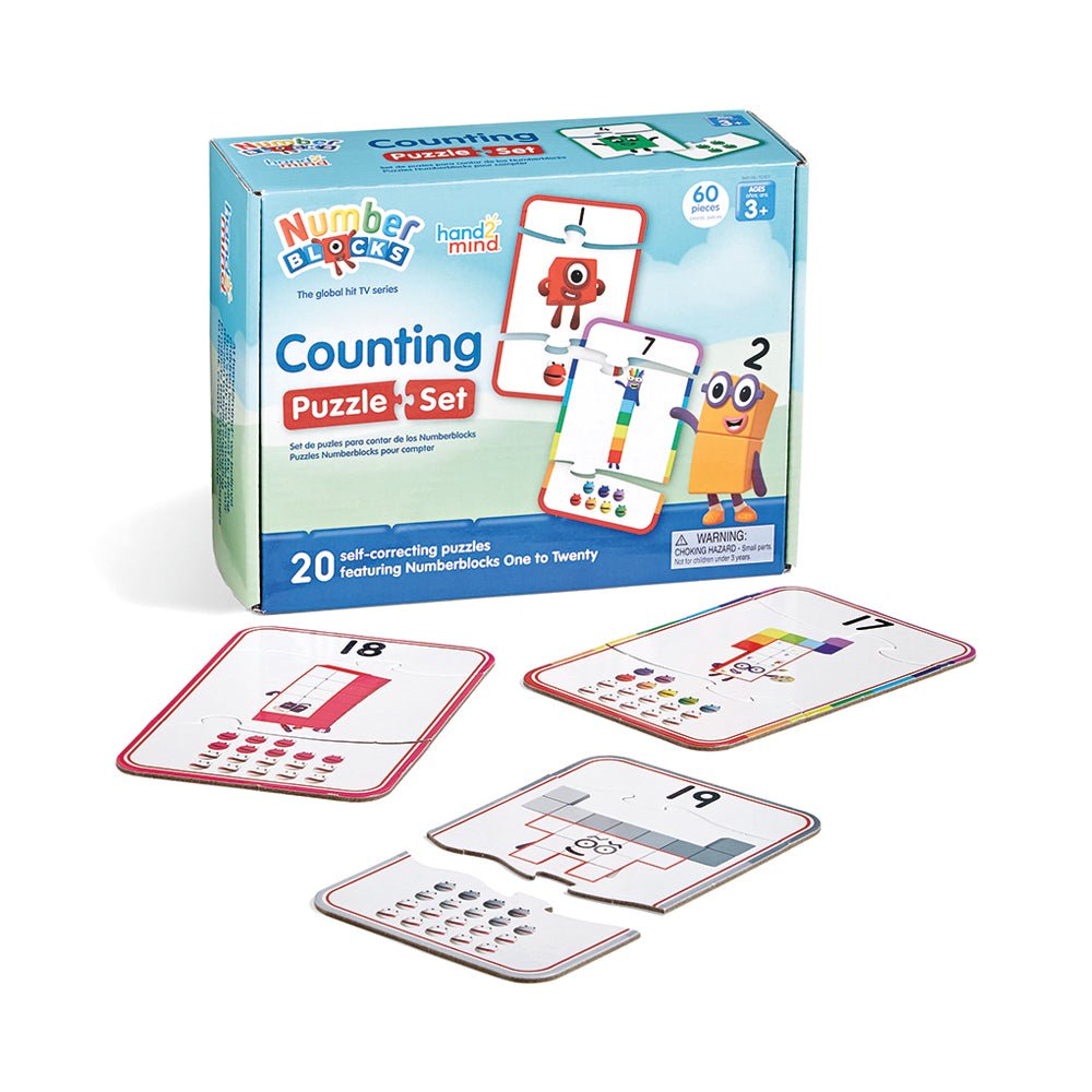 Numberblocks 1-20 Counting Puzzle Set: Engaging Early Math Learning Toy for Kids