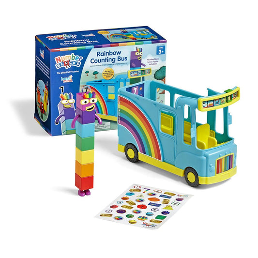 Numberblocks Educational Counting Rainbow Bus Toy for Kids Fun Math Learning
