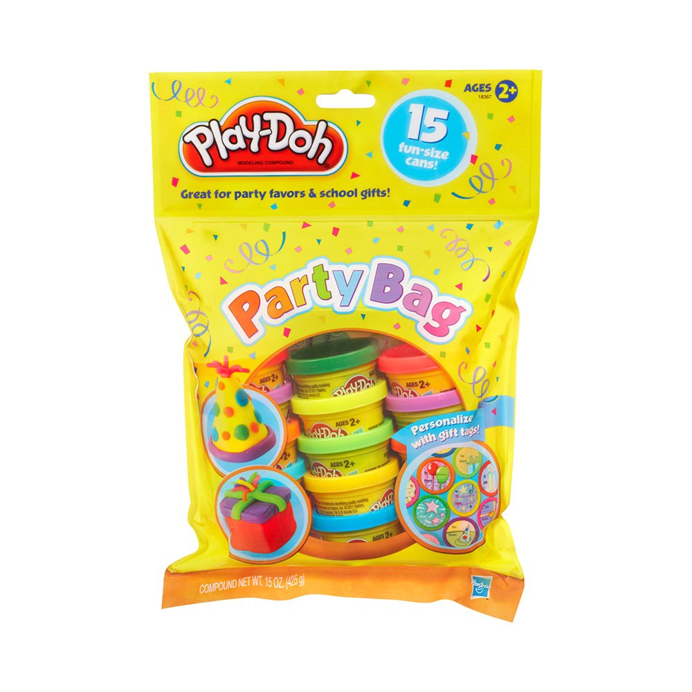 Play-Doh Party Bag: 15 Mini Cans, Vibrant Colors, Non-Toxic Modeling Compound