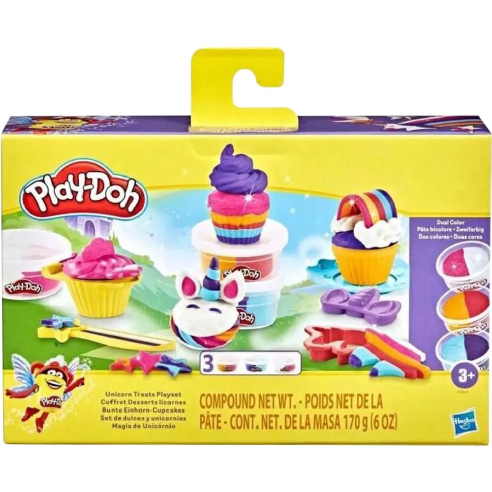 Magical Play-Doh Unicorn Treats Playset: Creative Cupcake & Fantasy Decorating Kit