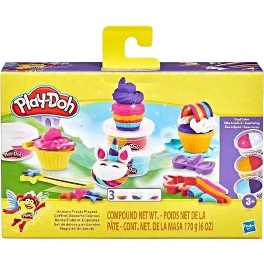 Magical Play-Doh Unicorn Treats Playset: Creative Cupcake & Fantasy Decorating Kit