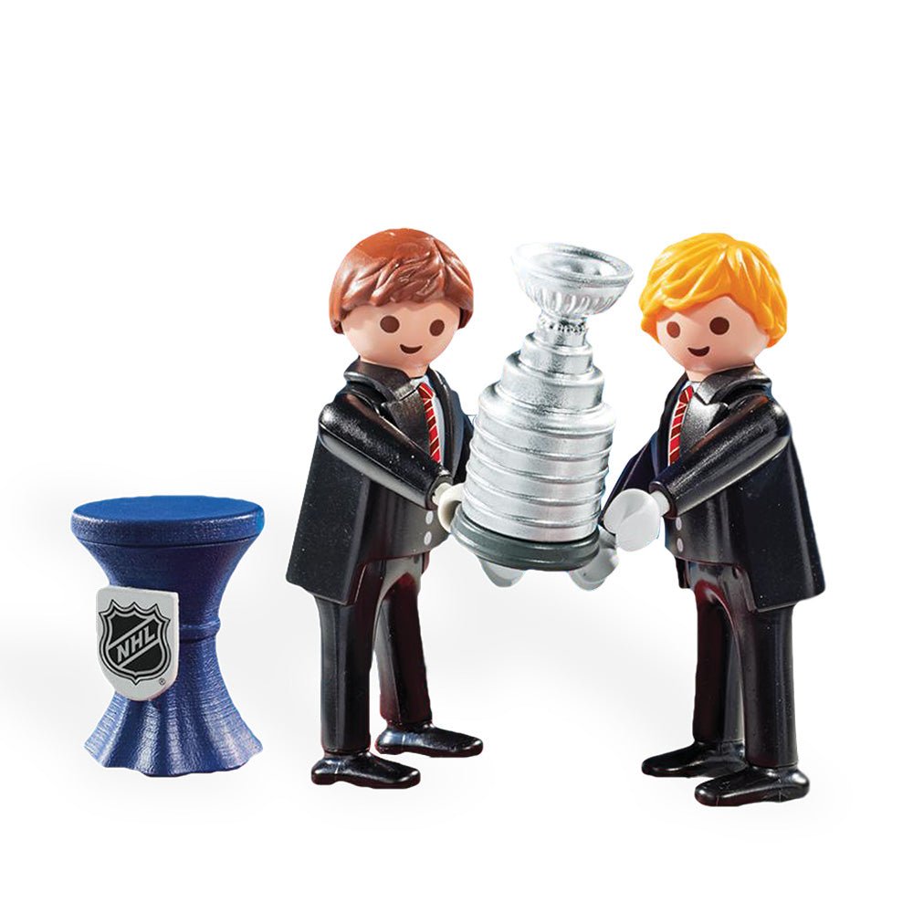 Playmobil NHL Stanley Cup Presentation Set: Hockey Champions Collectible Figures