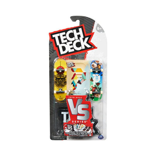 Tech Deck Versus Series Fingerboard 2-Pack with Street Obstacle and Cards