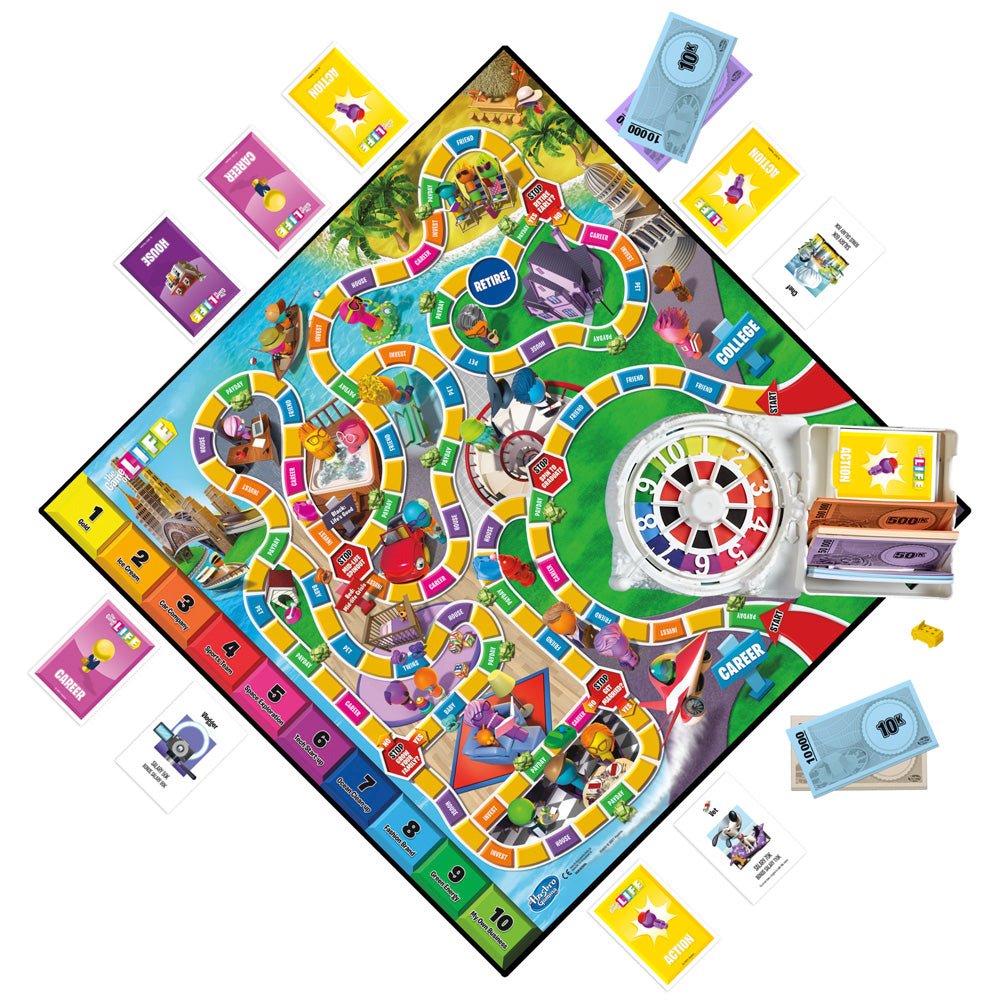 The Game of Life Classic Board Game: Spin, Choose Your Path, Family Fun