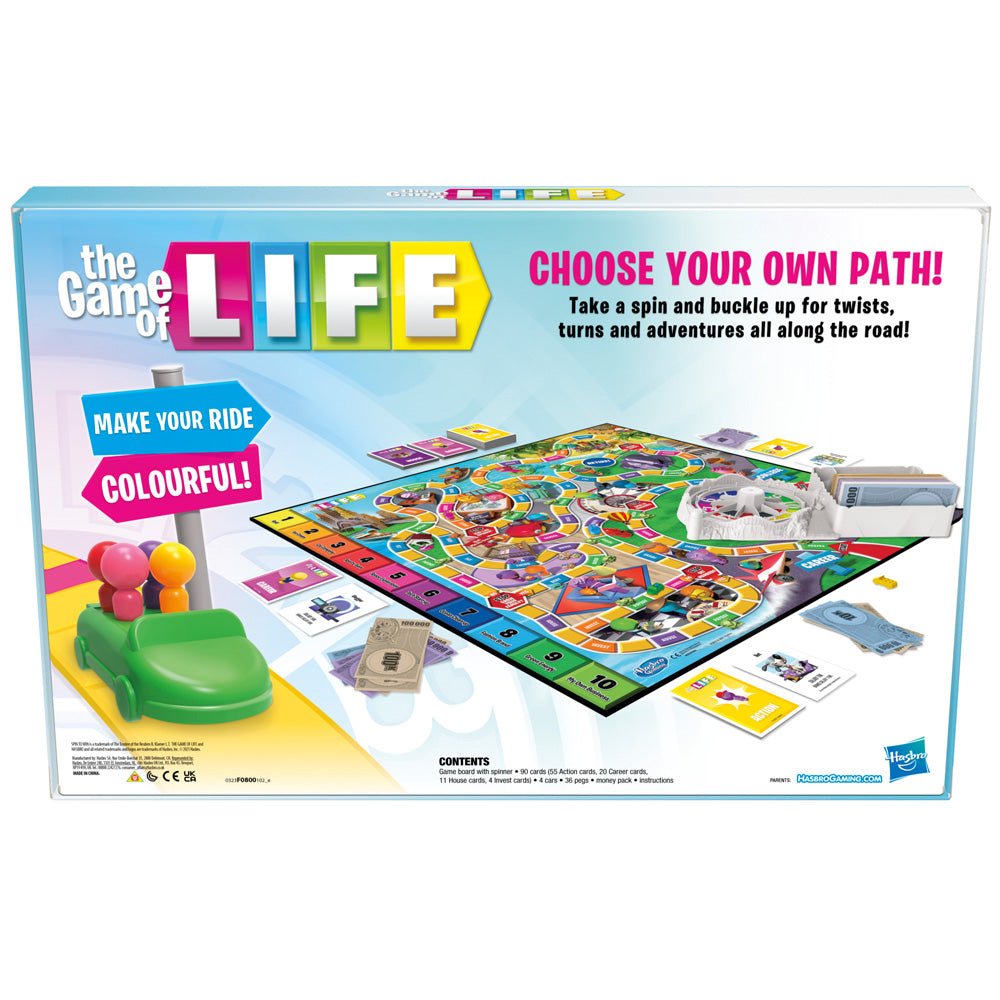 The Game of Life Classic Board Game: Spin, Choose Your Path, Family Fun