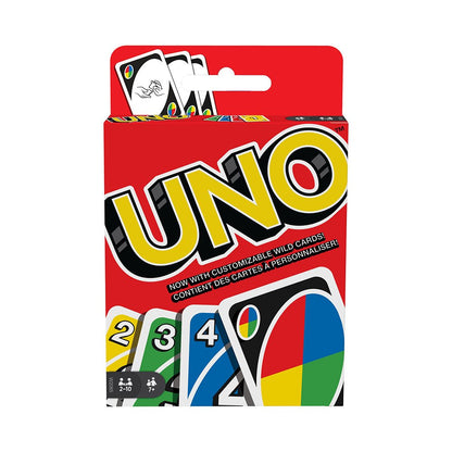 Classic UNO Card Game: Fast-Paced Family Fun for All Ages - 108 Cards