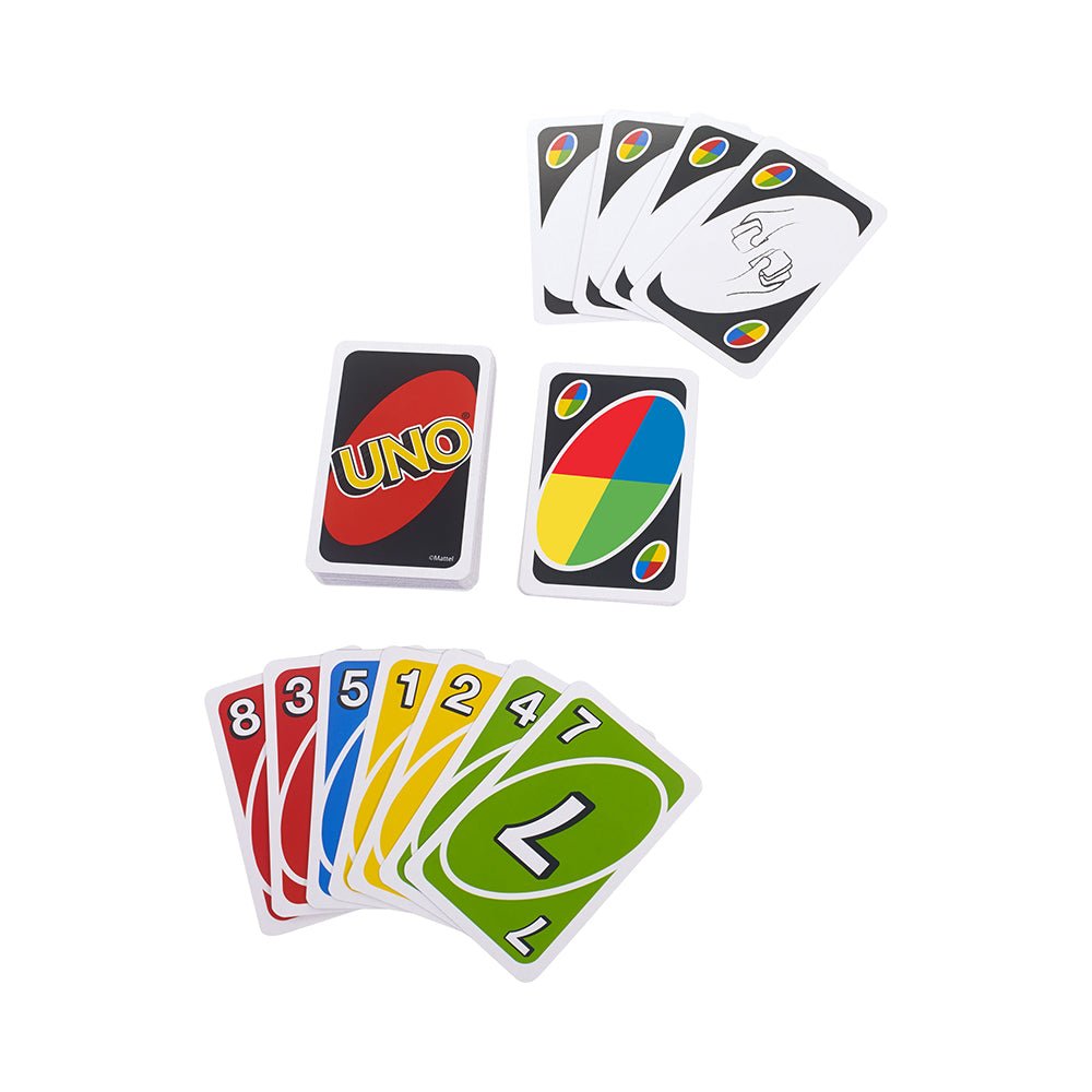 Classic UNO Card Game: Fast-Paced Family Fun for All Ages - 108 Cards