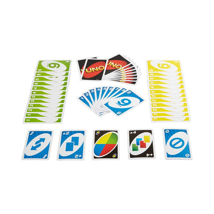 Classic UNO Card Game: Fast-Paced Family Fun for All Ages - 108 Cards