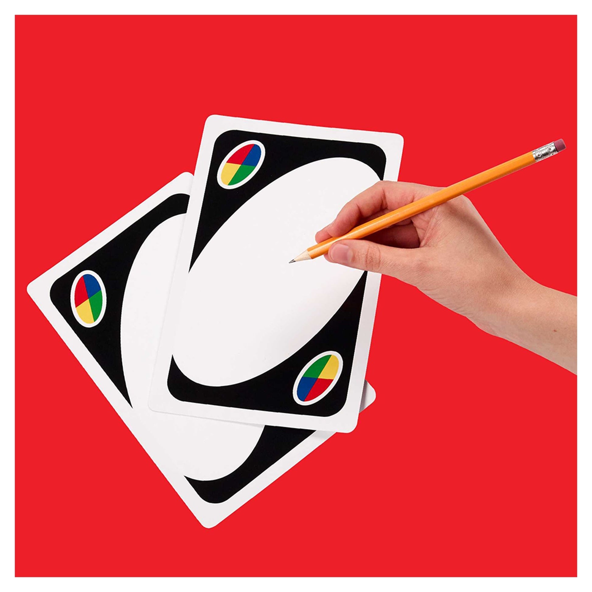 Giant UNO Family Card Game: Oversized Fun for All Ages, Colorblind Accessible