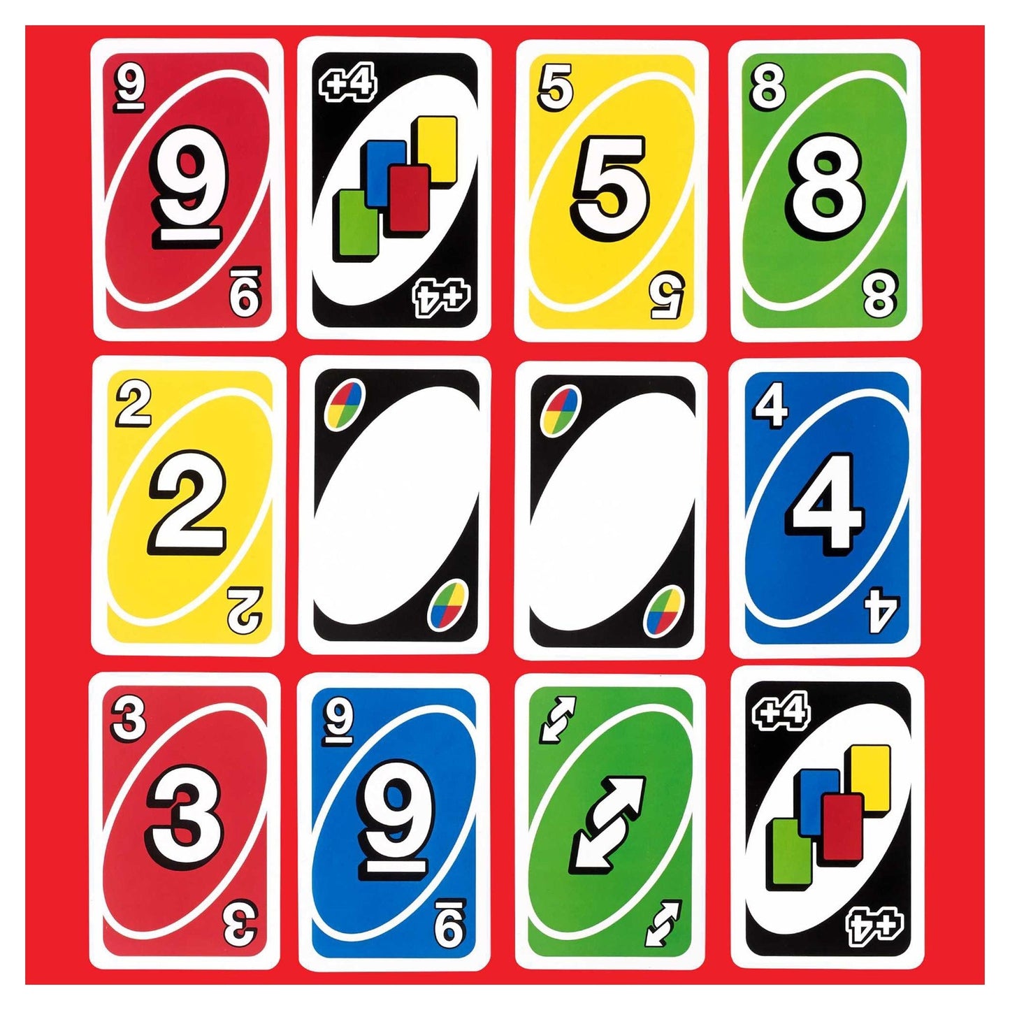 Giant UNO Family Card Game: Oversized Fun for All Ages, Colorblind Accessible
