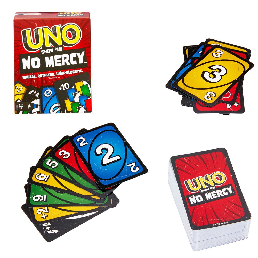 UNO No Mercy Card Game: Brutal Penalties, Stacking, Swapping, Ultimate Fun